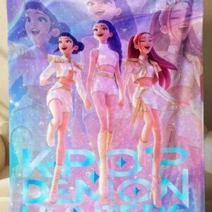 K-Pop Demon Hunters Fleece Blanket, 30x40" Soft, Sofa, Bed, Office, Gift, New